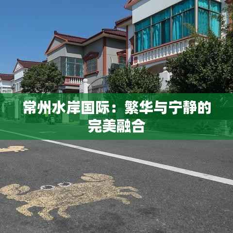 常州水岸国际：繁华与宁静的完美融合