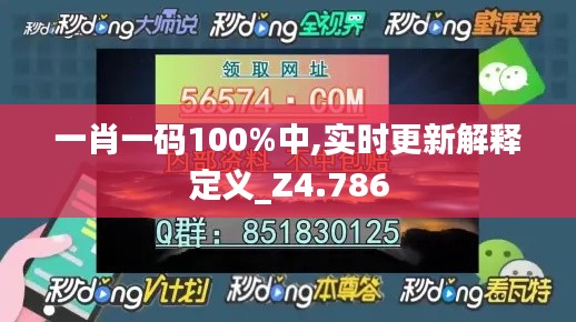 一肖一码100%中,实时更新解释定义_Z4.786