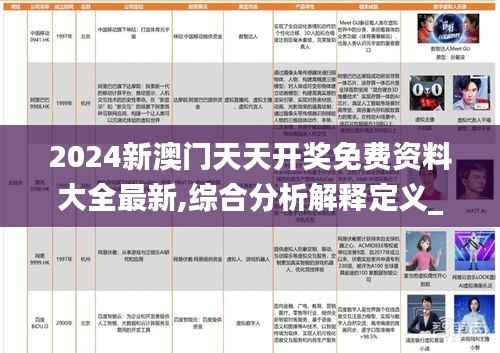 2024新澳门天天开奖免费资料大全最新,综合分析解释定义_苹果款19.792