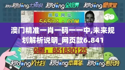 澳门精准一肖一码一一中,未来规划解析说明_网页款6.841