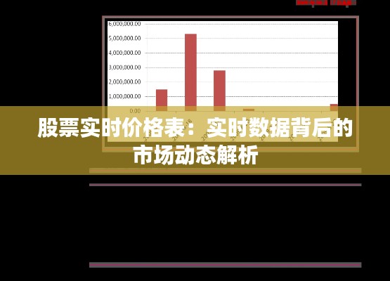 股票实时价格表：实时数据背后的市场动态解析