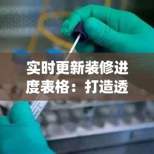 实时更新装修进度表格:打造透明化装修管理新体验