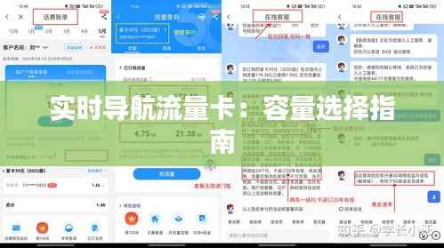 实时导航流量卡:容量选择指南