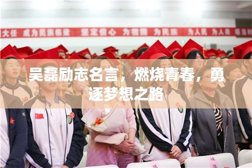 吴磊励志名言,燃烧青春,勇逐梦想之路