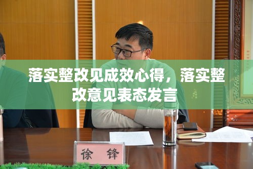 落实整改见成效心得，落实整改意见表态发言 